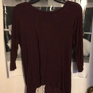 Charlotte Russe Lace back top